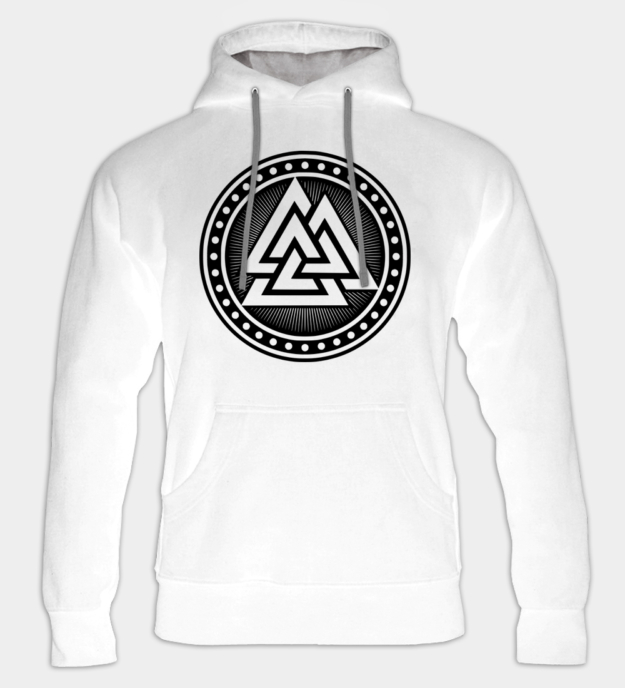 Valknut kapucnis pulóver