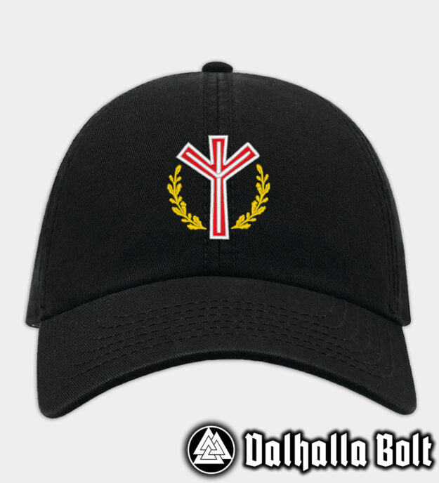 Algiz rúna hímzett baseball sapka