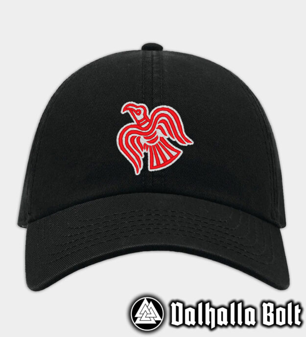 Viking hollómotívum hímzett baseball sapka